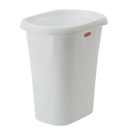 VORTEX 5L51-00-WHT 12 qt Basic Open Wastebasket  White- pack of 8 VO713831